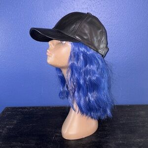 Wilsons Leather 100% Genuine Leather Ball Cap – Black – One Size Fits All – EUC